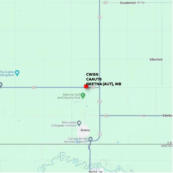 map at zoomlvl 10x10 kilometres for GRETNA (AUT)