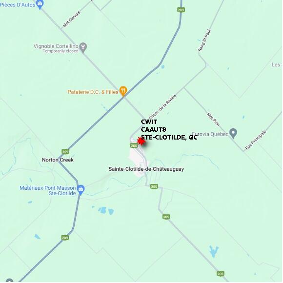 map at zoomlvl 10x10 kilometres for STE-CLOTILDE