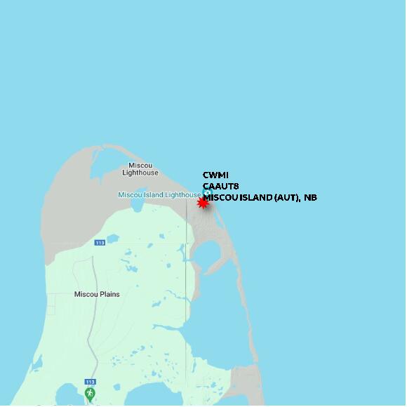 map at zoomlvl 10x10 kilometres for MISCOU ISLAND (AUT)