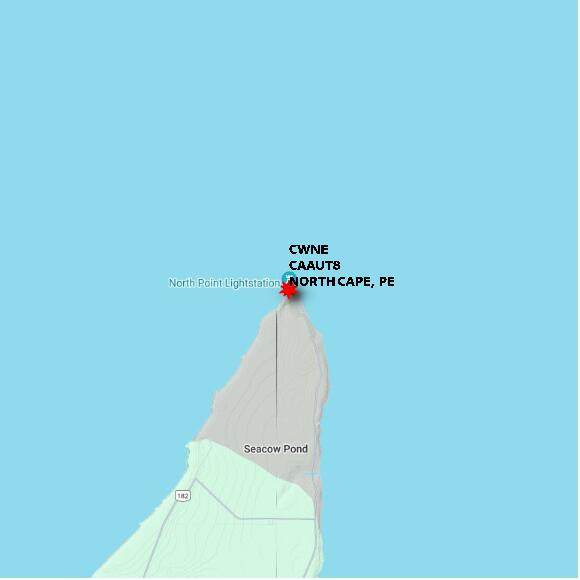 map at zoomlvl 10x10 kilometres for NORTH CAPE
