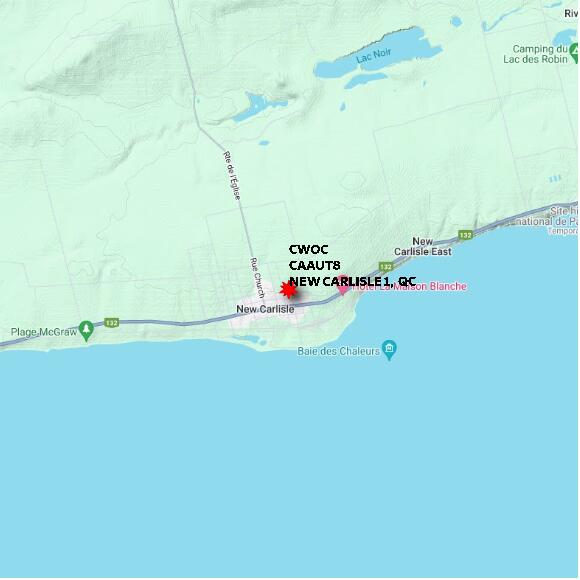 map at zoomlvl 10x10 kilometres for NEW CARLISLE 1