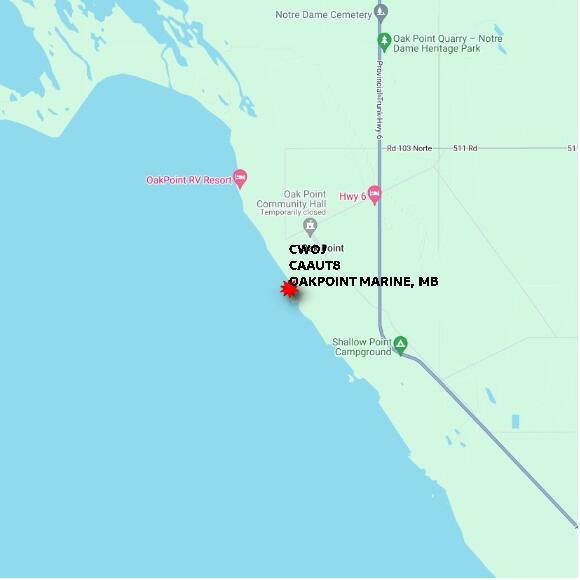 map at zoomlvl 10x10 kilometres for OAK POINT MARINE