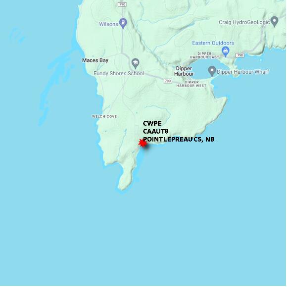 map at zoomlvl 10x10 kilometres for POINT LEPREAU CS