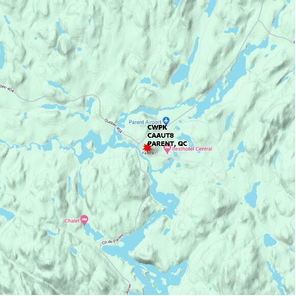 map at zoomlvl 10x10 kilometres for PARENT