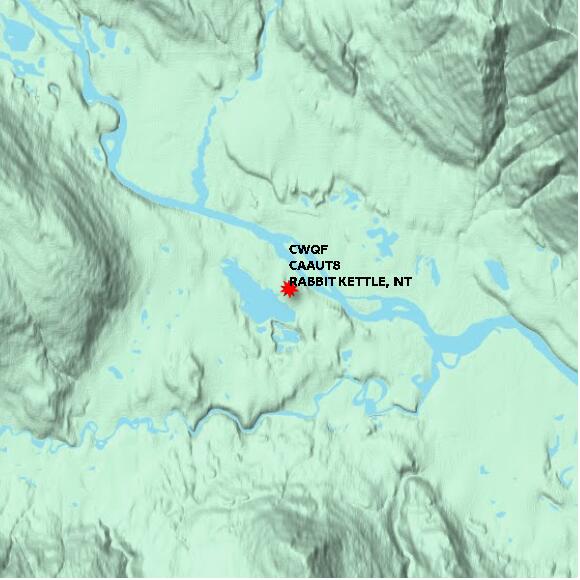 map at zoomlvl 10x10 kilometres for RABBIT KETTLE
