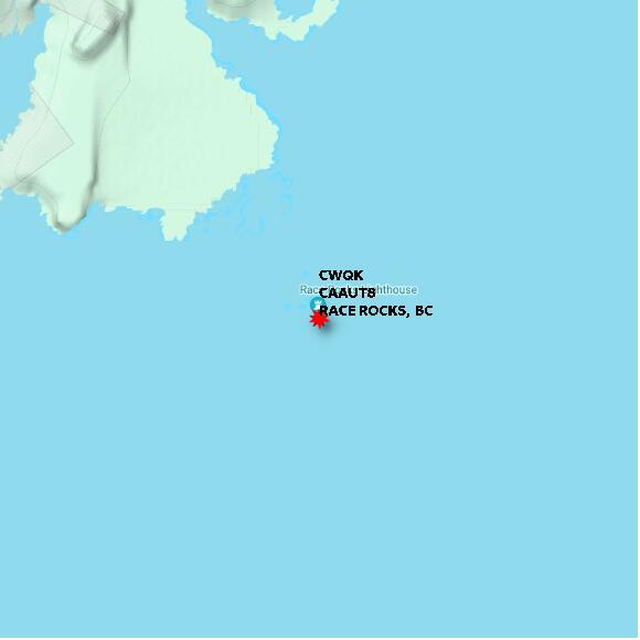 map at zoomlvl 10x10 kilometres for RACE ROCKS