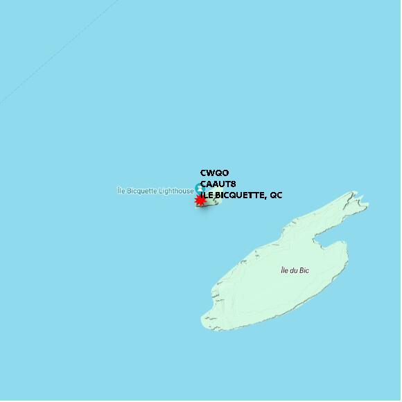 map at zoomlvl 10x10 kilometres for ILE BIQUETTE