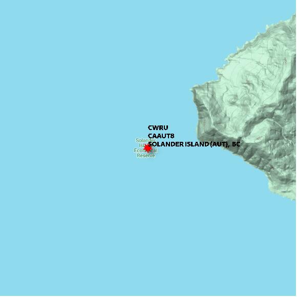 map at zoomlvl 10x10 kilometres for SOLANDER ISLAND (AUT)
