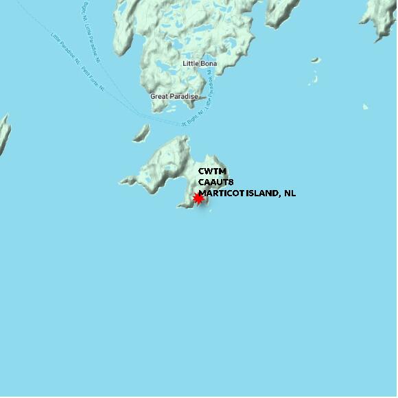 map at zoomlvl 10x10 kilometres for MARTICOT ISLAND
