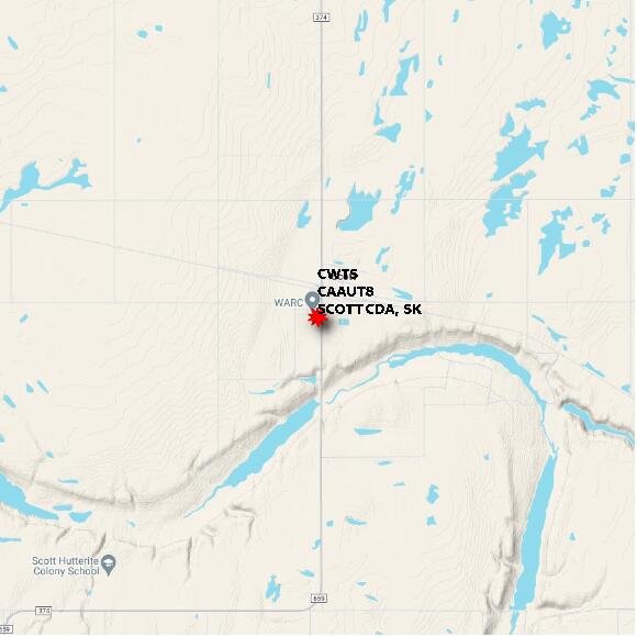 map at zoomlvl 10x10 kilometres for SCOTT CDA