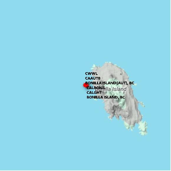 map at zoomlvl 10x10 kilometres for BONILLA ISLAND (AUT)