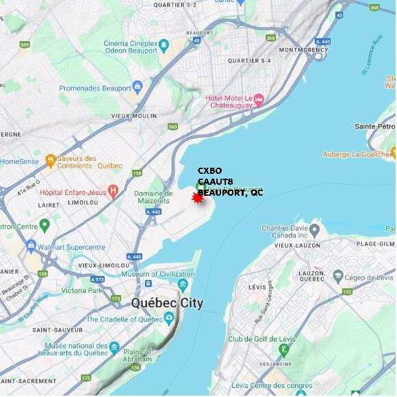 map at zoomlvl 10x10 kilometres for BEAUPORT