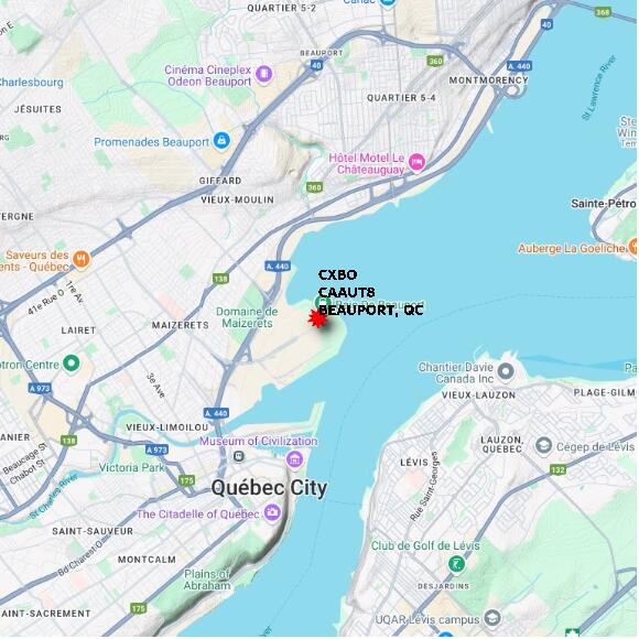 map at zoomlvl 10x10 kilometres for BEAUPORT