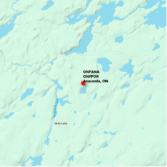 map at zoomlvl 10x10 kilometres for Anaconda