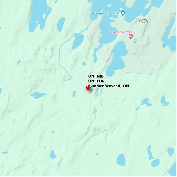 map at zoomlvl 10x10 kilometres for Summer Beaver A