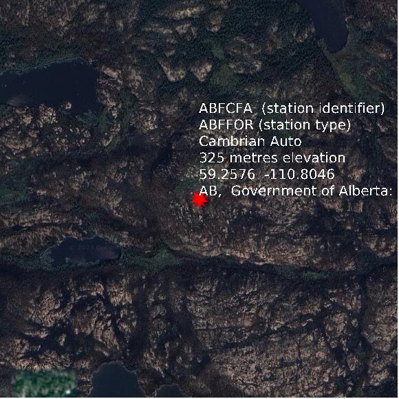 map at zoomlvl 1x1 kilometres for Cambrian Auto