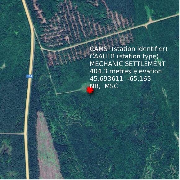 map at zoomlvl 1x1 kilometres for MECHANIC SETTLEMENT