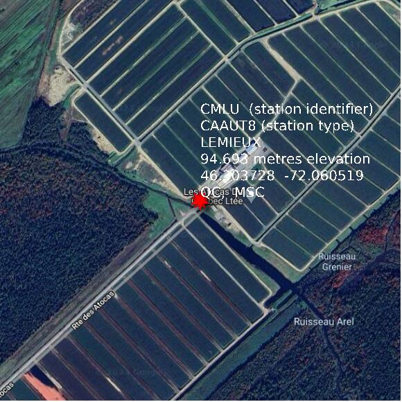 map at zoomlvl 1x1 kilometres for LEMIEUX
