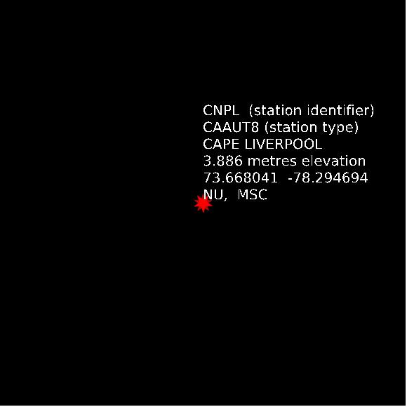 map at zoomlvl 1x1 kilometres for CAPE LIVERPOOL