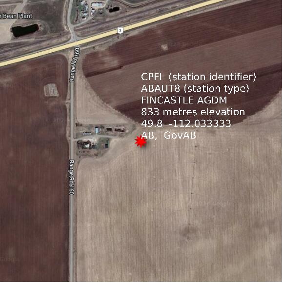 map at zoomlvl 1x1 kilometres for FINCASTLE AGDM