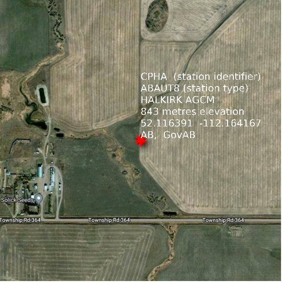 map at zoomlvl 1x1 kilometres for HALKIRK AGCM