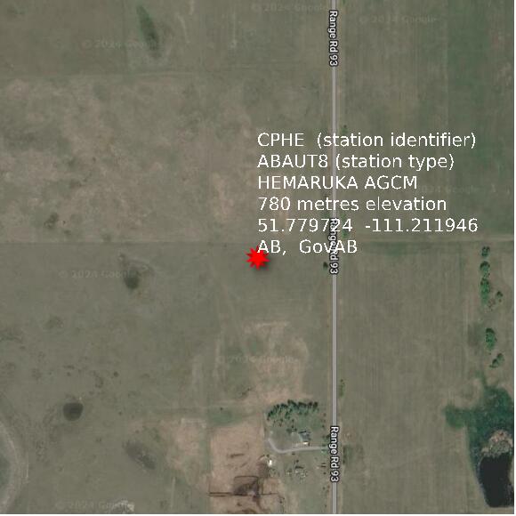 map at zoomlvl 1x1 kilometres for HEMARUKA AGCM