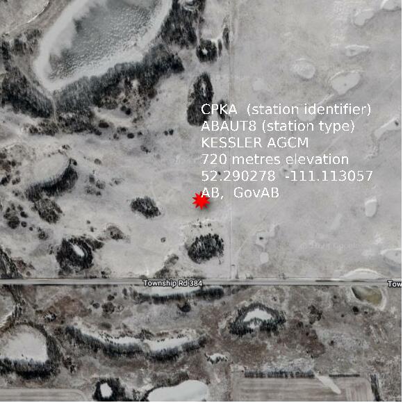 map at zoomlvl 1x1 kilometres for KESSLER AGCM