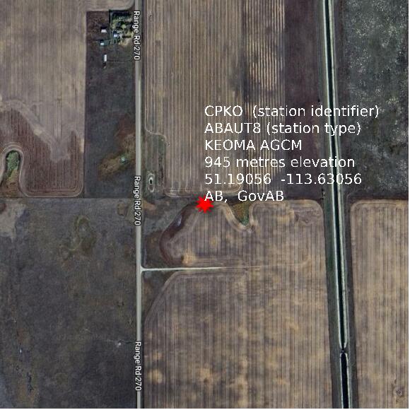 map at zoomlvl 1x1 kilometres for KEOMA AGCM