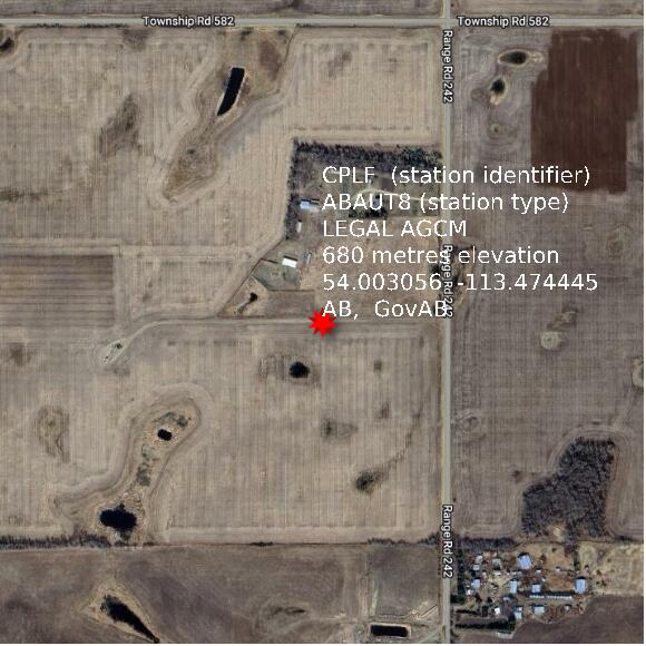 map at zoomlvl 1x1 kilometres for LEGAL AGCM