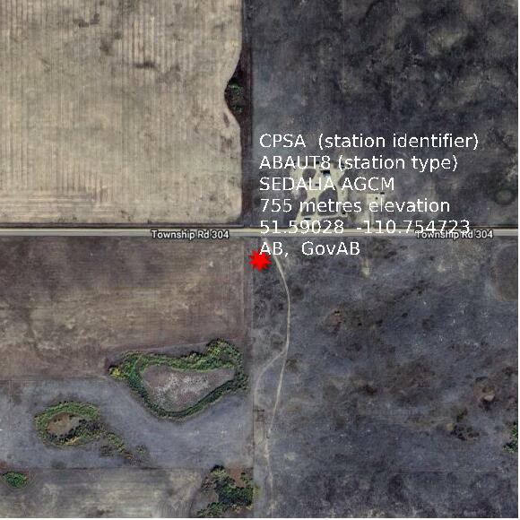 map at zoomlvl 1x1 kilometres for SEDALIA AGCM