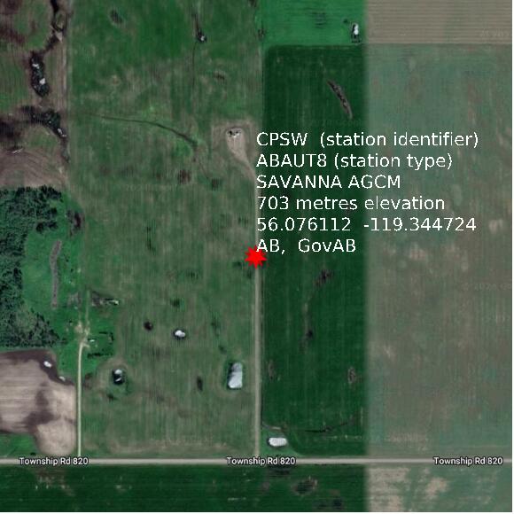 map at zoomlvl 1x1 kilometres for SAVANNA AGCM