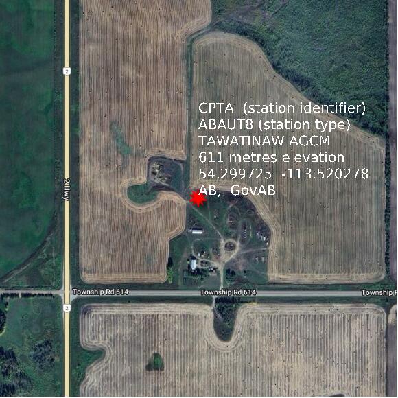 map at zoomlvl 1x1 kilometres for TAWATINAW AGCM