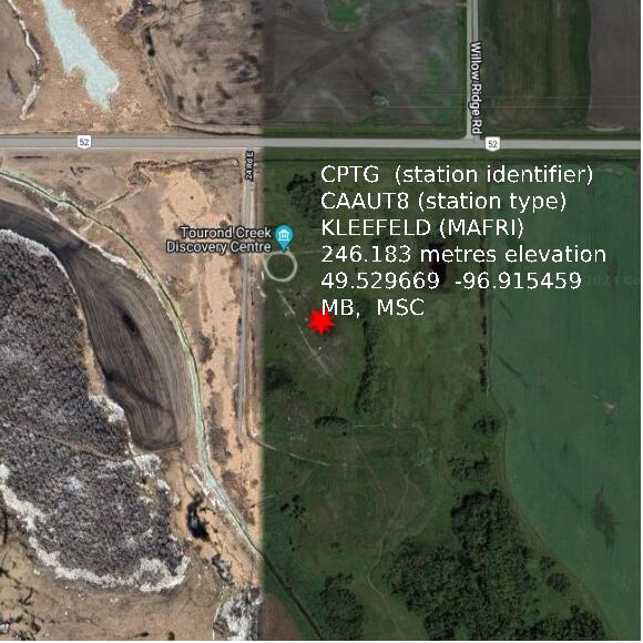 map at zoomlvl 1x1 kilometres for KLEEFELD (MAFRI)