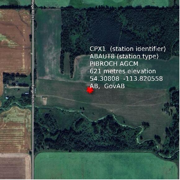 map at zoomlvl 1x1 kilometres for PIBROCH AGCM