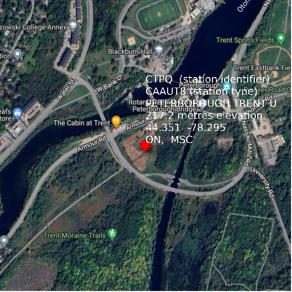 map at zoomlvl 1x1 kilometres for PETERBOROUGH TRENT U