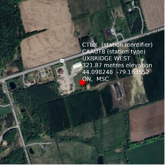 map at zoomlvl 1x1 kilometres for UXBRIDGE WEST