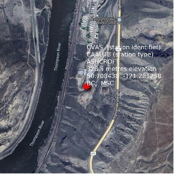 map at zoomlvl 1x1 kilometres for ASHCROFT
