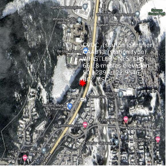 map at zoomlvl 1x1 kilometres for WHISTLER - NESTERS