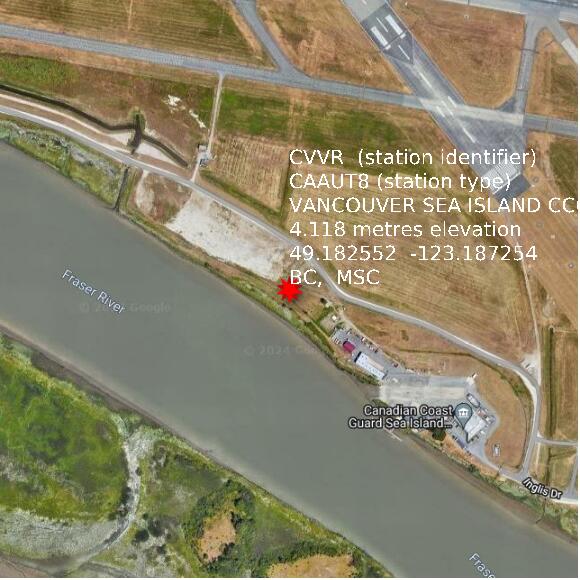 map at zoomlvl 1x1 kilometres for VANCOUVER SEA ISLAND CCG
