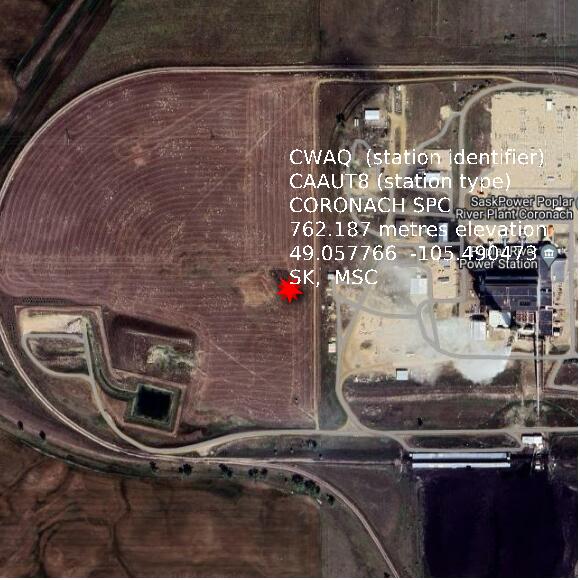 map at zoomlvl 1x1 kilometres for CORONACH SPC