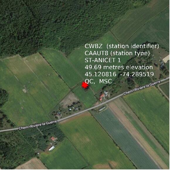 map at zoomlvl 1x1 kilometres for ST-ANICET 1