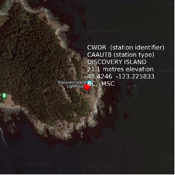 map at zoomlvl 1x1 kilometres for DISCOVERY ISLAND