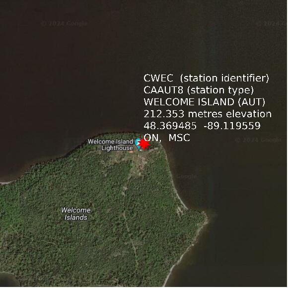 map at zoomlvl 1x1 kilometres for WELCOME ISLAND (AUT)