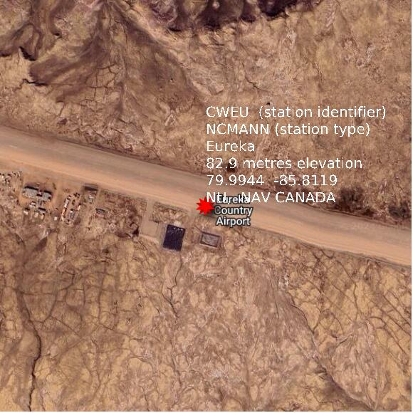 map at zoomlvl 1x1 kilometres for Eureka
