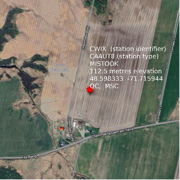 map at zoomlvl 1x1 kilometres for MISTOOK