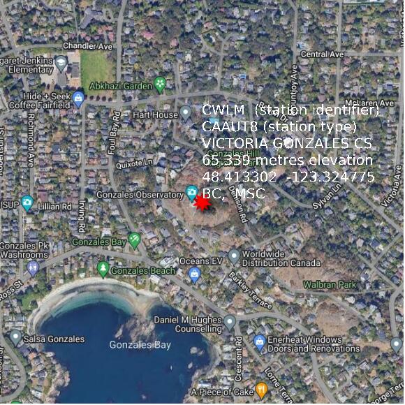 map at zoomlvl 1x1 kilometres for VICTORIA GONZALES CS