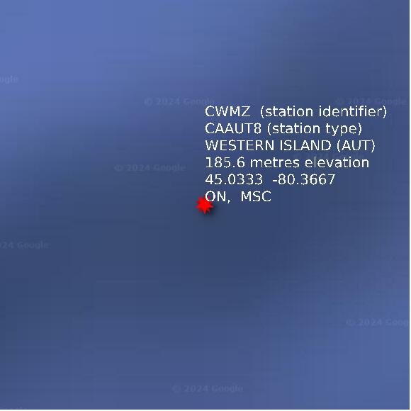 map at zoomlvl 1x1 kilometres for WESTERN ISLAND (AUT)