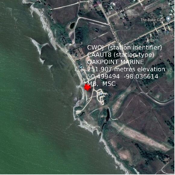 map at zoomlvl 1x1 kilometres for OAK POINT MARINE