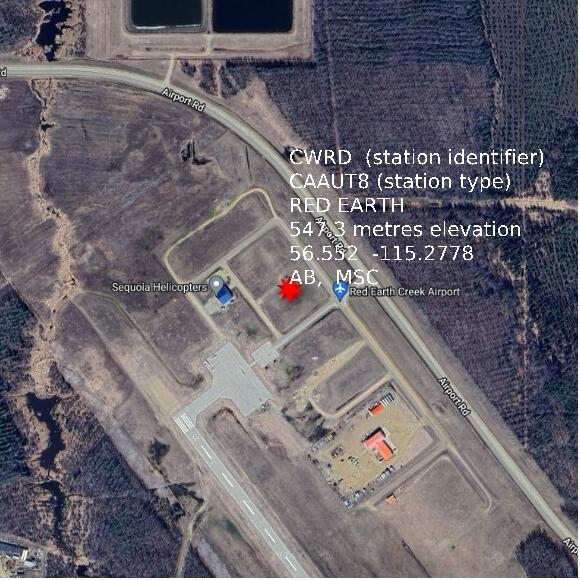 map at zoomlvl 1x1 kilometres for RED EARTH