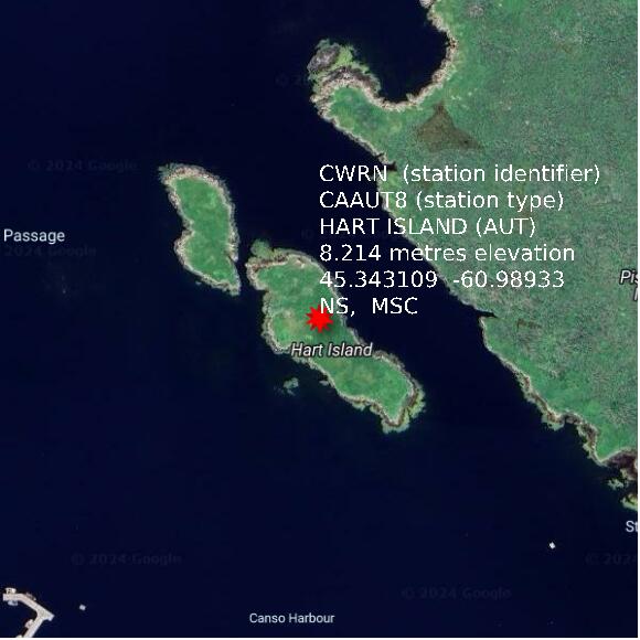 map at zoomlvl 1x1 kilometres for HART ISLAND (AUT)